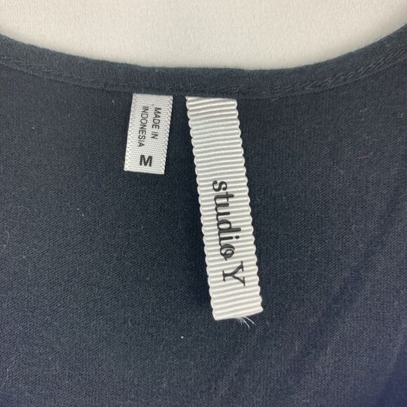 Studio Y Womens Sequin Tank Top Sz Medium Glitter Lined Star Sparkly Sleeveless - Picture 5 of 9